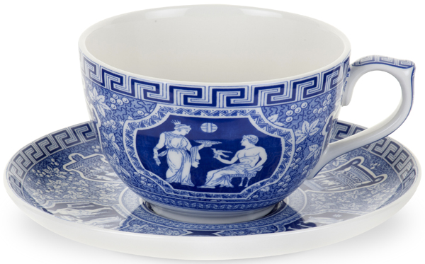 Cup and Saucer Jumbo Greek